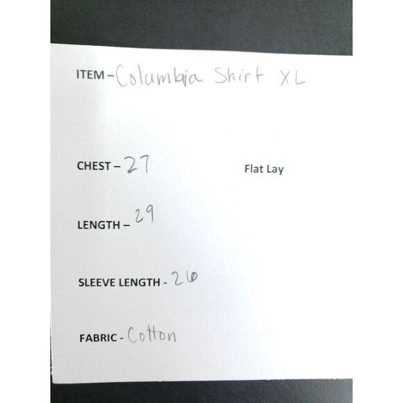 Columbia Men's Size XL Corduroy Hunting Shirt Red Dogs River Lodge - Picture 7 of 7